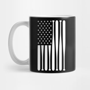 Baseball softball flag Mug